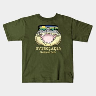 Cool Everglades Crocodile Kids T-Shirt